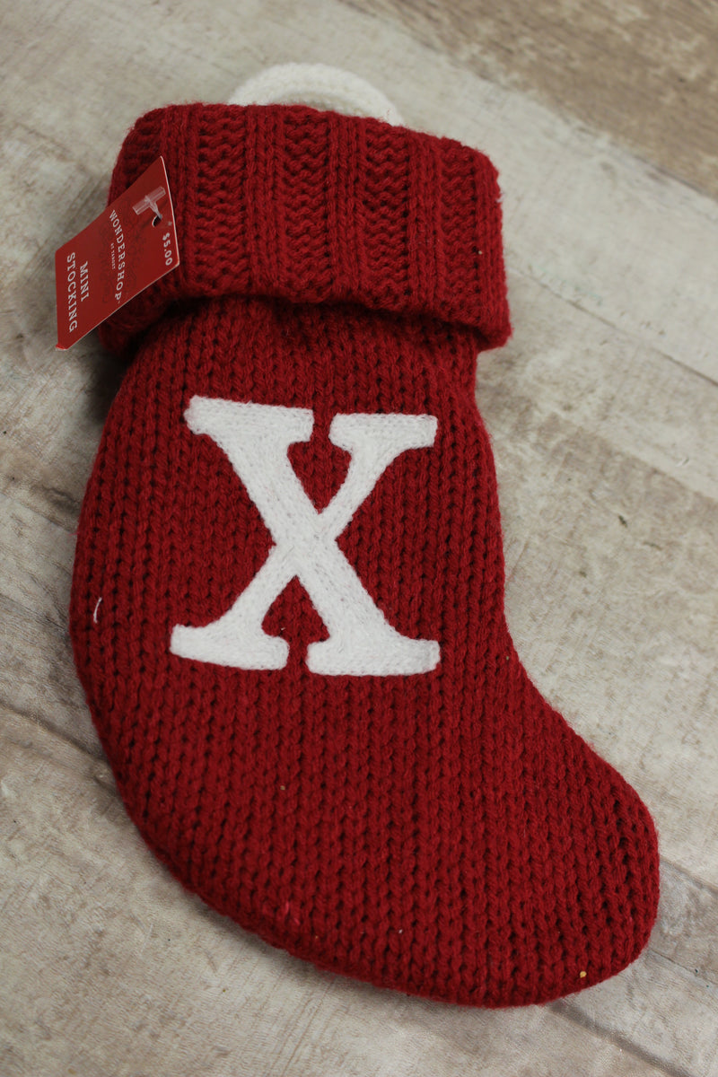 Wondershop By Target Mini Stocking With Initial 