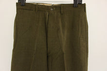 Load image into Gallery viewer, Men&#39;s 18 Oz. Olive Drab Wool Trousers, Size: W31xL33