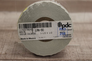 Anesthesia Tape With Date, Time, & Initial - Sodium Chloride - 1.5" x .5" - New
