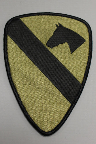1st Cavalry Division OCP Patch, Hook & Loop Back, 8455-01-647-5743, New