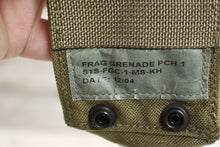 Load image into Gallery viewer, US Military Molle II Frag Grenade Pouch - STS-FGC-1-MS-KH - Date 12/04 - Used