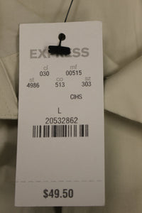 Exoress 1MX Modern Fit Long Sleeve Dress Shirt, Large (16-16-1/2), New