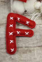 Load image into Gallery viewer, Wondershop By Target Pompom Mini Holiday Stocking With Initial Charm -New