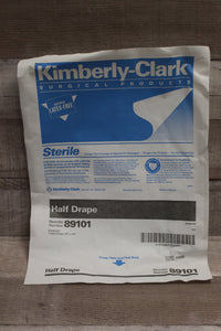 Kimberly-Clark Sterile Half Drape - 60" x 44" - 89101 - New