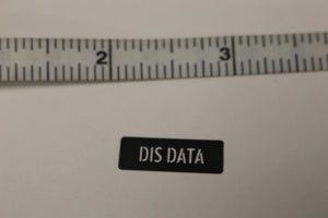 DIS DATA Legend Plate Identification Marker, 7690-01-544-6792, New