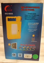 Load image into Gallery viewer, Multifunctional Solar Panel Waterproof Flashlight Power Bank - Green - New