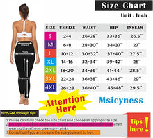 Load image into Gallery viewer, Msicyness Tiktok Women&#39;s High Waist Yoga Butt Leggings - Black - XL (US 14-16)