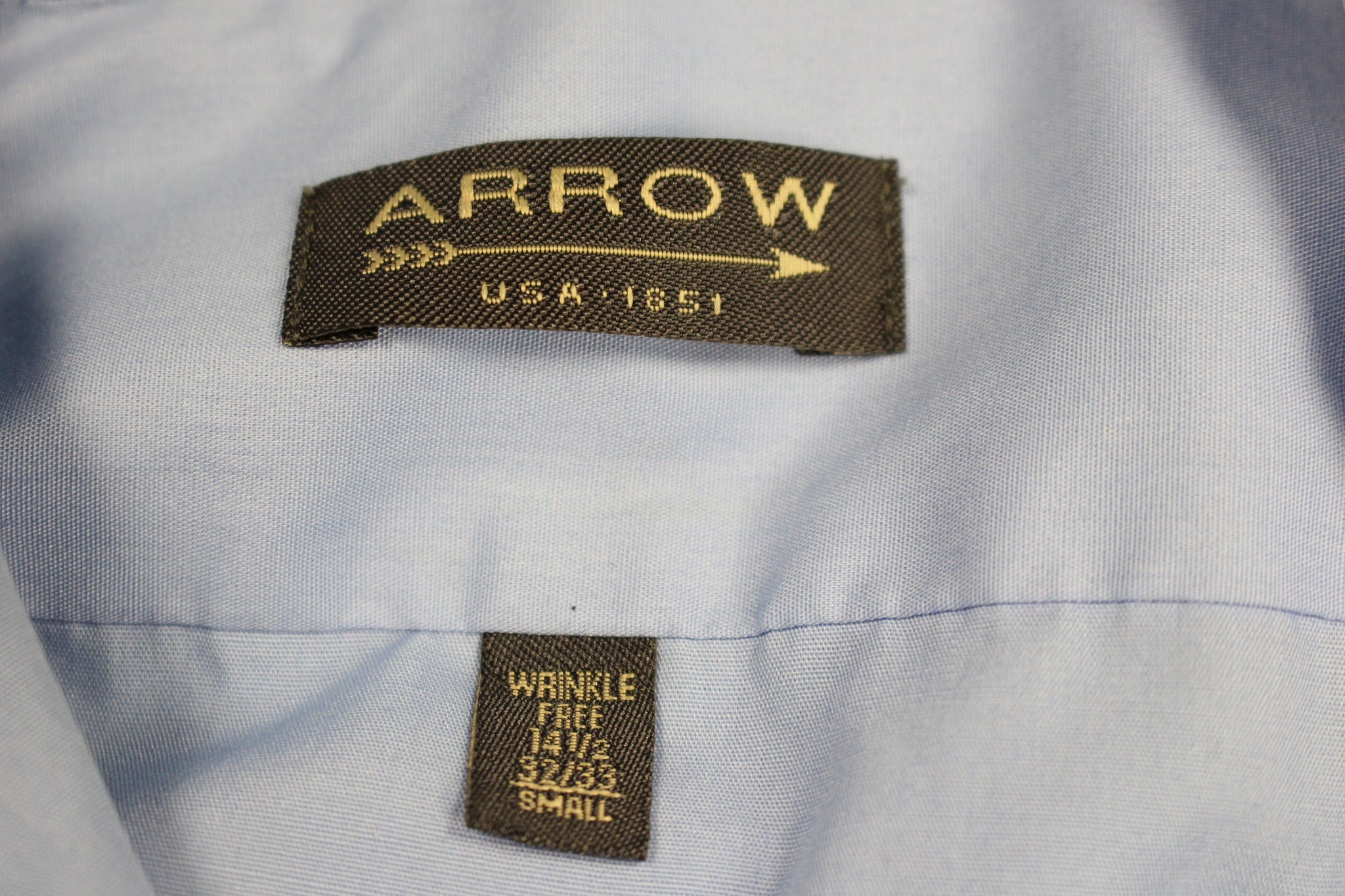 arrow wrinkle free dress shirts Arrow Mens Wrinkle Free Dress Shirt L (42-44)