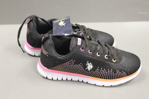 U.S. Polo Assn. Lesley Kids Shoes, Black/Multi, Size: 3M, New