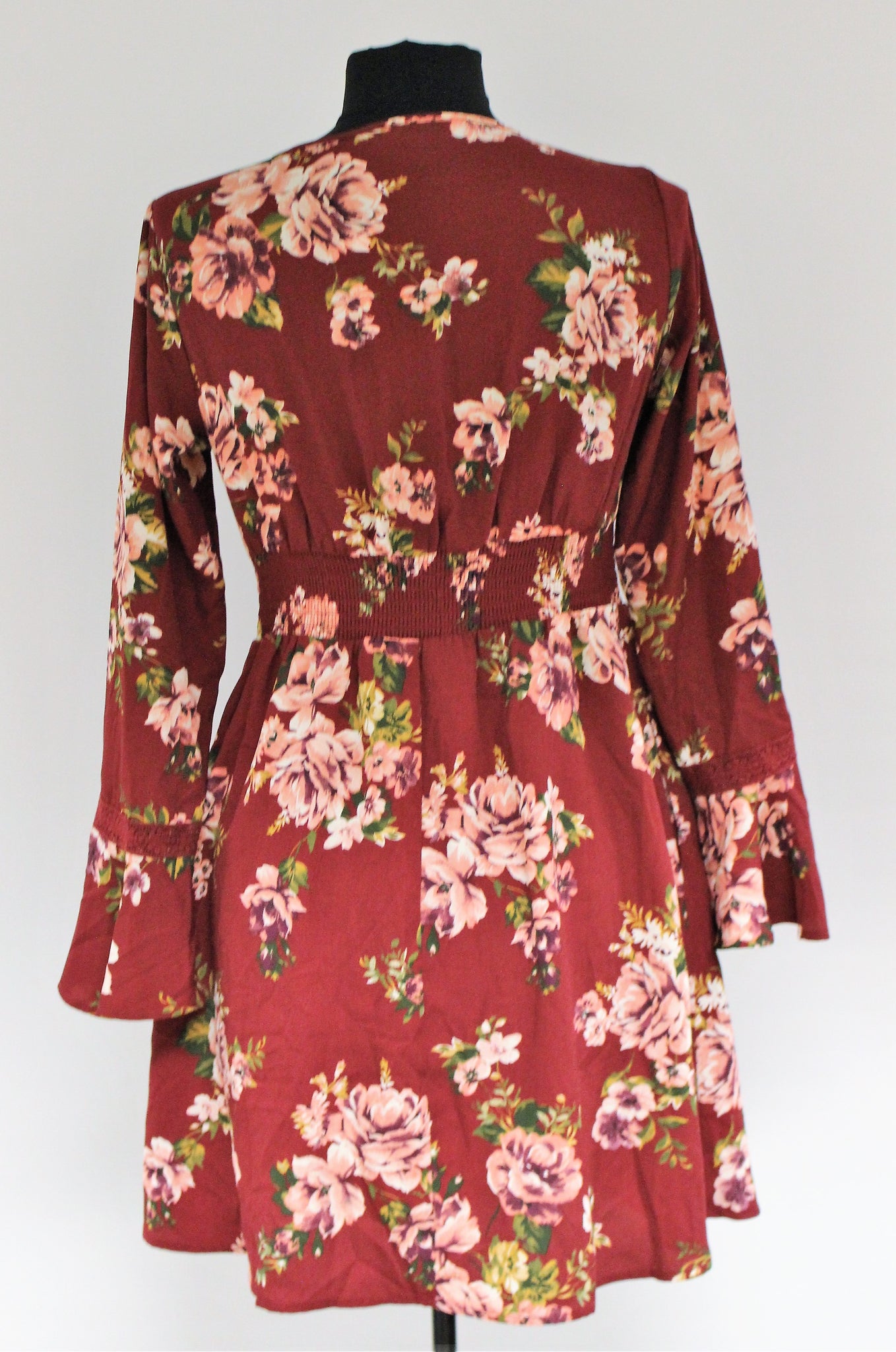 xhilaration lace dress Xhilaration Vintage Floral Dress Lace Waist- Size XXL