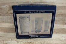 Load image into Gallery viewer, Kohls Set Of 4 Button Up Highball Drinking Glasses -New