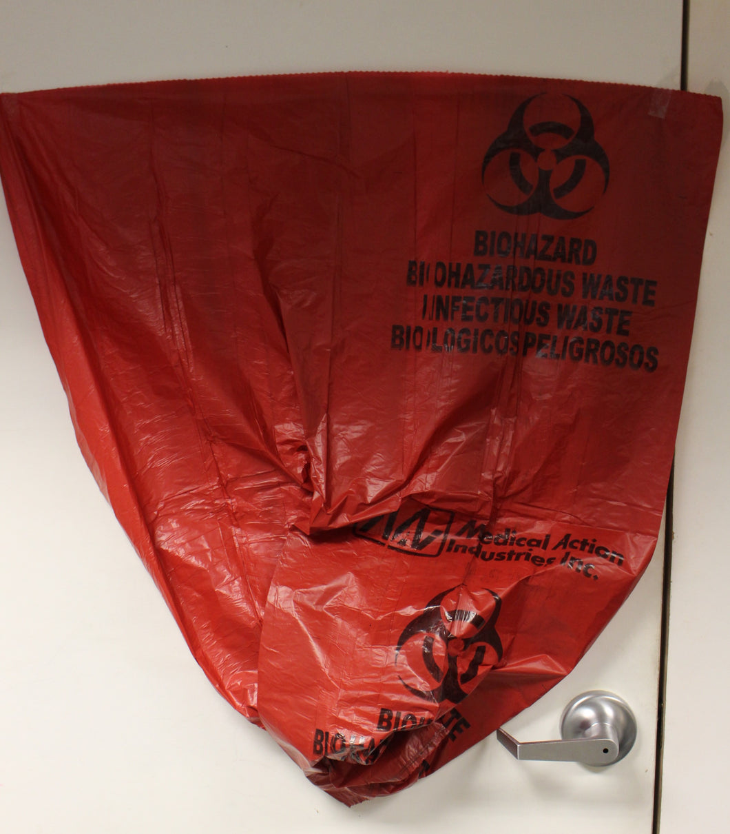 Red Biohazard Medical Waste Bags - 33x40x.63 mil - 250 Count - New