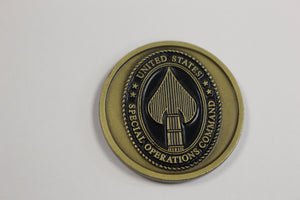 United States Special Operations Command, Army, Air Force, Navy, Marine Corps, Challenge Coin