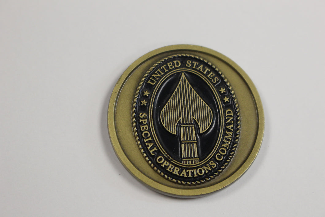 United States Special Operations Command, Army, Air Force, Navy, Marine Corps, Challenge Coin