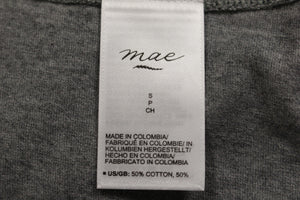 Mae Ladies Crop Top, Size: Small, Grey, New!