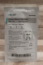 Load image into Gallery viewer, McKesson Patient Return Electrode Split Pad Dual Element - Adult - 22-ESREC New