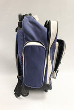Load image into Gallery viewer, Cal Pak Awestruck Rolling Backpack Luggage -Blue/Black -Used