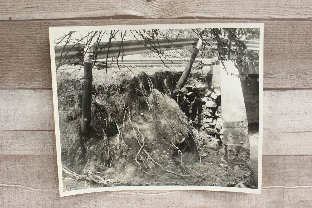 Vintage Authentic and Original Flood Damage Photo -Used