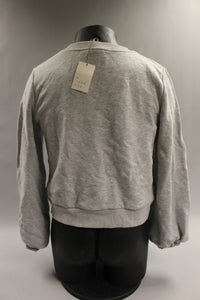 A New Day Women's Long Sleeve Sweatshirt For Cold Weather - Large - Grey - New