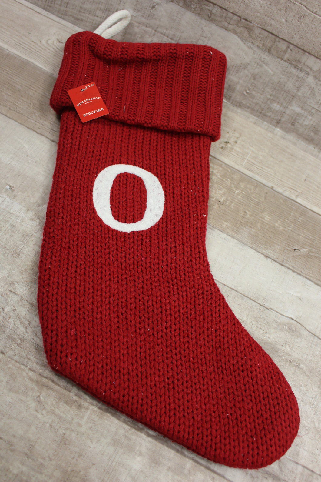 Wondershop By Target Stitched Initial Stocking 