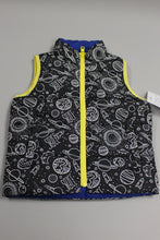 Load image into Gallery viewer, Spotted Zebra Kids&#39; Reversible Puffer Vest, Size: 3T, Space/Blue, New