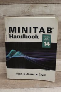 MINITAB Handbook By Ryan/Joiner/Cryer