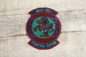 U.S. Air Force 60th TFS Fighting Crows Sew On Patch -Used