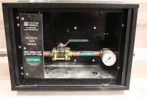 Tri-Tech Medical Gas Zone Shutoff Valve with Box - Used