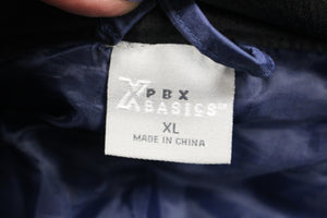 XPBX Basics Puffer Jacket, Blue, Size: XL