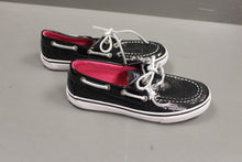 Load image into Gallery viewer, Sperry Womens Canvas Top-Sider Shoe. Size: 2.5M, Black/Pink