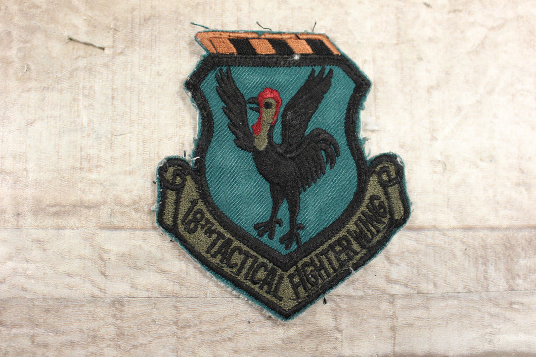 USAF 18th Tactical Fighter Wing Sew On Patch -Used