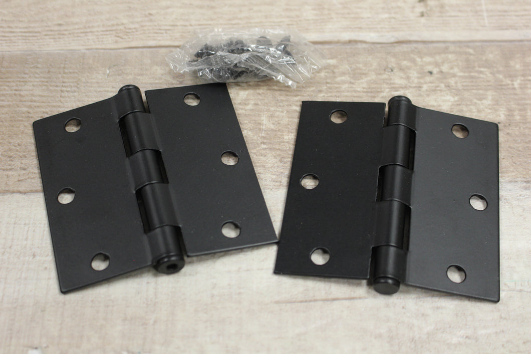 Emtek 91013-US19 Flat Black 3-1/2