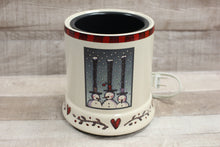Load image into Gallery viewer, Vintage Electric Candle Warmer Snow Men Model P11 with On/Off Switch -Used
