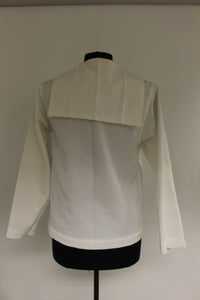US Navy Enlisted Women's White Jumper Top, 8410-01-312-1453, Size: 14MT