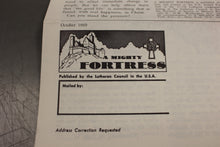 Load image into Gallery viewer, A Mighty Fortress, Vol XIX, Oct 1969, No 6, Published by the Lutheran Council