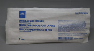 Surgical Skin Marker - Fine Tip with Ruler - DYNJSM03 - New