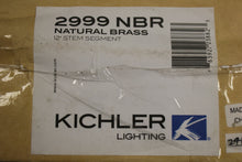Load image into Gallery viewer, Kichler 2999 NBR Natural Brass 12&quot; Stem Segment -New