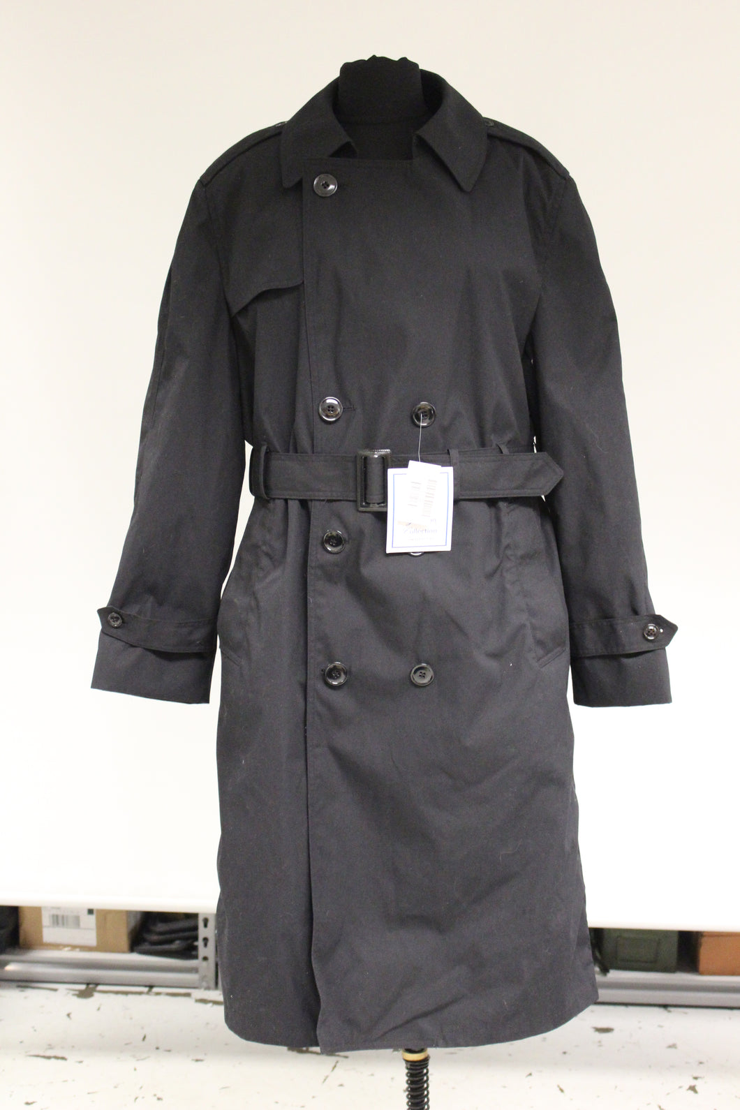 US Army Women's All Weather Trench Coat - Black - 12L - 8410-01-308-8660 - New
