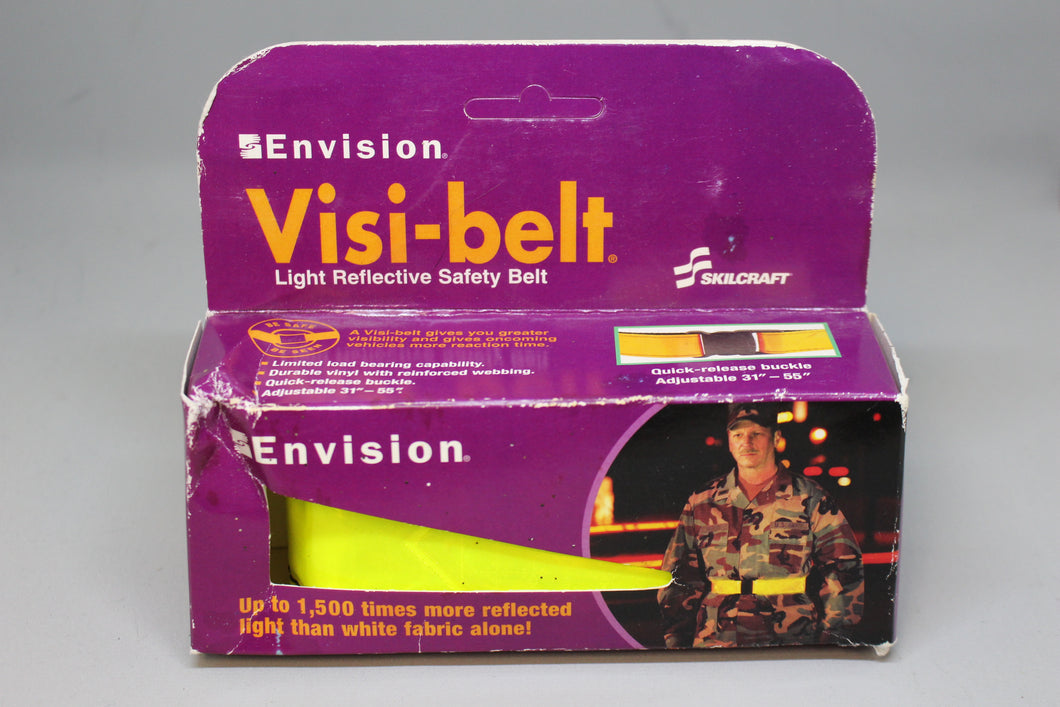 Skilcraft Envision Visi-Belt Light Reflective Safety Belt -New
