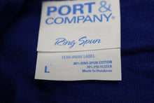 Load image into Gallery viewer, Port &amp; Company Navy Blue Hoodie, Size: Large