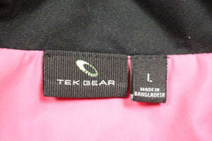 Tek Gear Ladies Zip Up Jacket, Size: Large, Pink