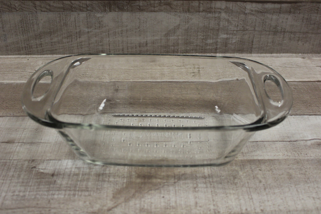 Ovations By Anchor Hocking 5x9 Baking Dish - 1.5 Qt - Clear - used