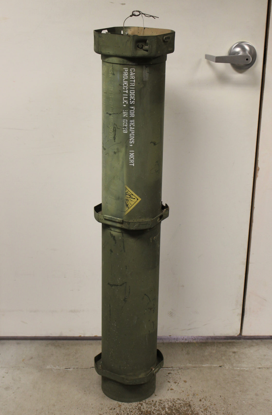 M830A1 120mm High Explosive Anti-Tank Cartridge Tube - 1315-01-333-0534-C791 - 12912369 - Empty
