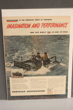 Load image into Gallery viewer, Army Imagination and Performance Chrysler Corp War Magazine Memorabilia