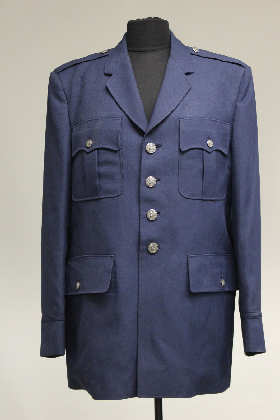 US AF Air Force Dress Coat with Shoulders - 8405-01-086-3855 - 36R - Used