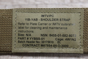 Improved Outer Tactical Vest IMTV/PC YIB/YAB Shoulder Strap - 8455-01-582-8072