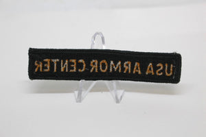 Army USA Armor Center Tab Patch, Sew On, New