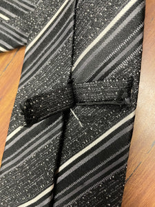 Marc Anthony Striped Silk Neck Tie - 57" Long - Used