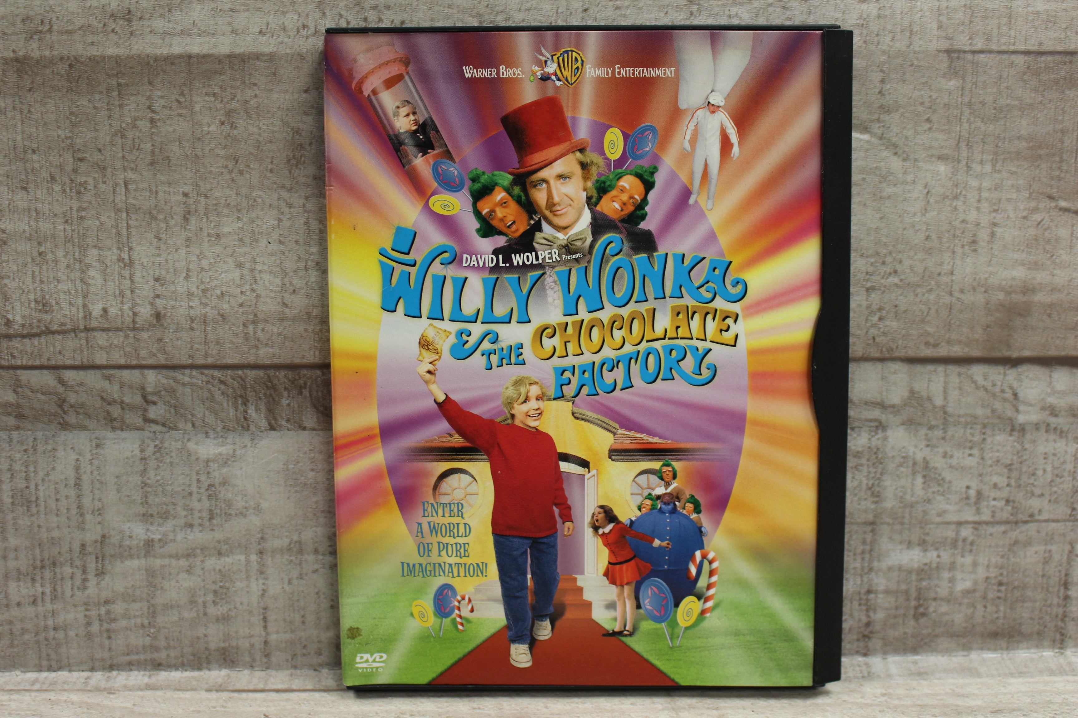 Willy Wonka and The Chocolate Factory DVD -Used, Good