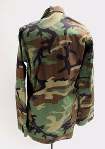 US Army BDU Woodland Ripstop Combat Coat - Large Short - 8415-01-390-9648 - New
